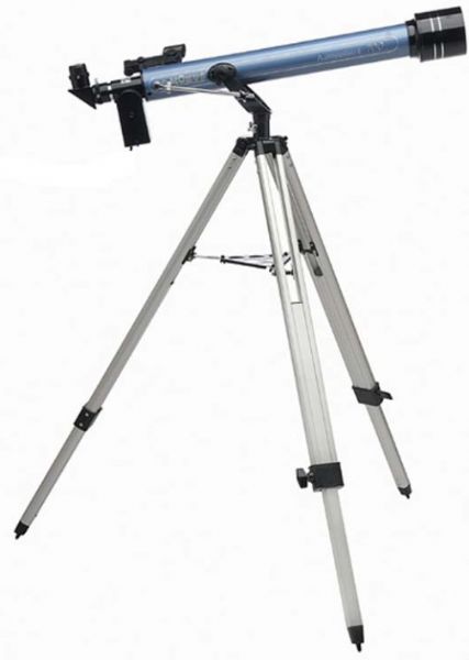 Konus 1736 KONUSTART-700 60mm (2.3-Inch) F.700 f/11,6 Refractor Telescope, Althazimuth mount, Two section metal tripod from 69 to 116 cm (2.3 to 3.8ft), Red dot finderscope Stardot, Two 31.8mm (1.25