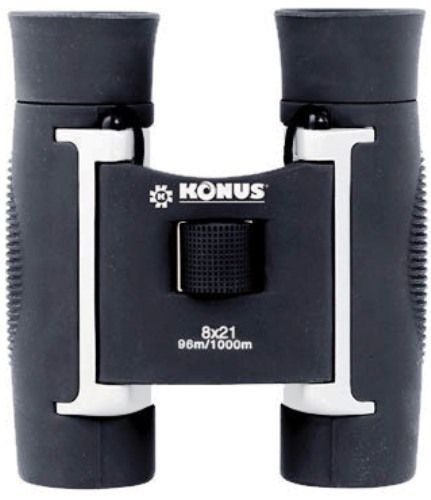 Konus 2028 Binocular Central focus- Black rubber (2028, VIEWMAN 8x21)