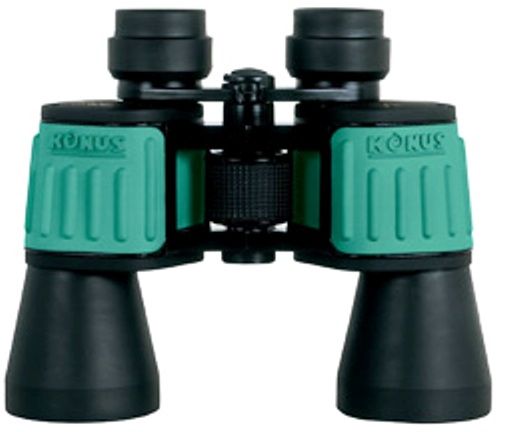 Konus 2105 Binocular Central focus - Green rubber (2105, KONUSVUE 16x50 W.A.)