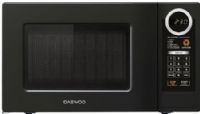 Daewoo KOR-7L7EB Black Countertop Microwave, 0.7 Cu.Ft. capacity, Concave Reflex System, 700W power output, Dual wave system for even cooking, 10 Power Cooking Levels, 6 Auto Cook Menu, Auto Defrost Menu, Child-safety Lock System, Clock Display, Cavity Dimensions (WxHxD) 11.6" x 8.6" x 11.9", Unit Dimensions (WxHxD) 17.6" x 10.6" x 12.6", Weight 24.3 lbs (KOR7L7EB KOR 7L7EB) 