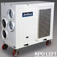Kwikool KPO12-43 Air Cooled Strategic Air Center KPO Left, 135000 BTU/hr at 95 degrees fahrenheit at 60 percent RH Cooling Capacity, Reciprocating Compressor, Direct Drive Fan (Centrifigul), 6500 CFM Air Flow, Supply and Return Air Flanges (KPO1243 KPO12 43 KPO-12-43 KPO 12-43) 
