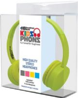 HamiltonBuhl KPTR-YLO Yellow Kidz Phonz Headphone with In Line Microphone, 40mm Neodymium driver diameter, Frequency response 20-20KHz, Impedance 32 Ohm+/-15%, Sensitivity 108+/-3DB, 20mW Rated power input, 30mW Maximum power input, 3.5mm Plug, Pure stereophonic sound, Comfortable wearing, Swivel ear cup, UPC 681181621279 (HAMILTONBUHLKPTRYLO KPTRYLO KPTR YLO) 
