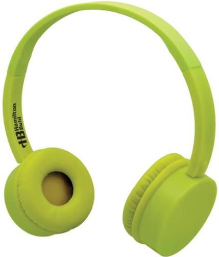 HamiltonBuhl KP-YLO Yellow Kidz Phonz Headphone, 40mm Neodymium driver diameter, Frequency response 20-20KHz, Impedance 32 Ohm+/-15%, Sensitivity 108+/-3DB, 20mW Rated power input, 30mW Maximum power input, 3.5mm Plug, Pure stereophonic sound, Comfortable wearing, Swivel ear cup, UPC 681181621231 (HAMILTONBUHLKPYLO KPYLO KP YLO)