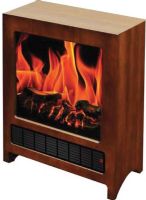 Frigidaire KSF-10301 model Kingston Wooden Floor Standing Electric Fireplace, 675/1350 Watts, 2300/4600 Heat BTU Dual heating setting, Classic, real wood finish floor standing electric fireplace, Realistic logwood flame effect, Flames operate with and without heat, Cool-touch housing, Built-in overheat protection, Auto-shutoff, Compact & portable design, UPC 859423003019 (KSF10301  KSF-10301  KSF 10301) 