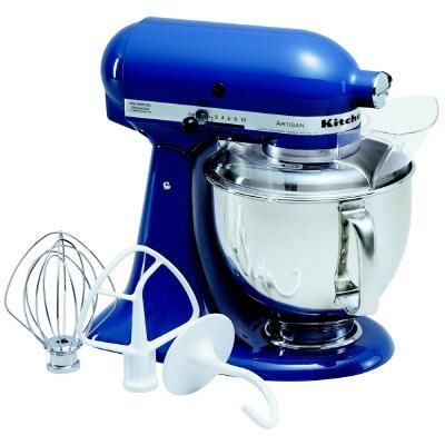 KitchenAid KSM150PSBW Artisan Series Stand Mixer with Stainless Steel Mixing Bowl, Blue Willow, KSM150PS Model, UPC 883049009537, 5 Quarts Bowl Size; 4 1/2 Loaves Bread Yield; 9 Dozens Cookie Yield; 7 Pounds Mash Potato Yield; 325 Wattage (Kitchen Aid KSM150PS KSM150PSB KSM 150PSBW KSM150PS-BW)
