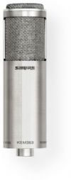 Shure KSM353 Premier Bi-directional Ribbon Microphone, Sensitivity -53.5 dBV/Pa (2.11 mV/Pa), 146dB SPL/30 – 15000 Hz frequency response ideal for capturing fast transients in vocals, acoustic instruments and concert hall performances, Bi-directional polar pattern delivers premier, completely symmetrical audio with superior off-axis rejection, UPC 042406175708 (KSM-353 KSM 353 KS-M353) 