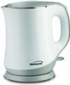 Brentwood Appliances KT-2013W Cool-Touch Electric Kettle, 1.3 Liter Capacity, Cool-Touch Housing with High Grade Stainless Steel Interior, 360° Cordless Base, Wide Mouth opening with Filter, Boil-Dry Protection & Auto Shutoff, BPA Free, Power: 1000 Watts, Approval Code: cETL, Item Weight: -- lbs, Item Dimension (LxWxH): --, Colored Box Dimension: --, Case Pack:, Case Pack Weight: -- lbs, Case Pack Dimension: -- (KT2013W KT-2013W KT-2013W) 