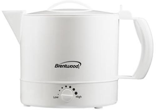 Brentwood Appliances KT-32W 32 oz. Hot Pot - Plastic  White, Hot Pot - White, 32Oz. Capacity, Power: 120 Watts, Approval Code: cETL, Item Weight: 1.8 lbs, Item Dimension (LxWxH): 9.75 x 6.5 x 5.5, Colored Box Dimension: 10.25 x 7 x 6, Case Pack: 6, Case Pack Weight: 11 lbs, Case Pack Dimension: 21.7 x 8.7 x 13.5, Availability: Please Call or Email Us for Details (KT32W KT-32W KT-32W)