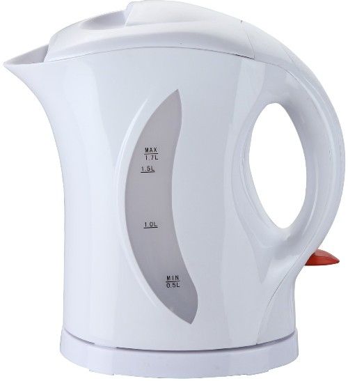 Brentwood KT-1617 Cordless Plastic Tea Kettle, White, 1200 Watts Power, Water Level Window, Auto Overheat Protection, Auto Shut Off When Water Starts Boiling or Dries, Lid Opens for Easy Filling and Cleaning, Detaches from Base for Greater Serving Portability, Faster & More Efficient than a Microwave, Removable Filter prevents Floating Particles, UPC 181225816178 (KT1617 KT 1617) 