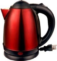 Brentwood KT-1795 Electric Stainless Steel Tea Kettle, Red, 1.7 Liter Capacity, 1000 Watts, Brushed Stainless Steel Finish, Auto Shut Off when Boiling or Dry, Overheat Shut Off, Illuminated Power Indicator, Kettle Lifts Off Base for Cord-Free Use, cETL Approval, UPC 181225817953 (KT1795 KT 1795) 