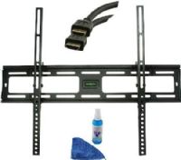 Tuff Mount KT8025 Tilt Mount Kit For 32" To 72" TVs, Ultra-slim design, Bubble level, Easy-touch tilt, All hardware included, 100mL bottle of no-drip LCD cleaning gel, Microfiber cloth, 6" gold-tipped HDMI cable, Low Profile only 1.5", Max load 130 lbs, UPC 857783002383 (KT-8025 KT 8025) 