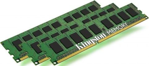 Kingston KTA-MP1066K3/6G DDR3 SDRAM Memory Module, 6 GB - 3 x 2 GB Storage Capacity, DDR3 SDRAM Technology, DIMM 240-pin Form Factor, 1066 MHz - PC3-8500 Memory Speed, ECC Data Integrity Check, Temperature monitoring, unbuffered RAM Features, 3 x memory - DIMM 240-pin Compatible Slots, For use with Apple Mac Pro Apple Xserve, UPC 740617153897 (KTA MP1066K3 6G KTAMP1066K36G KTA-MP1066K3-6G)