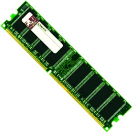Kingston KTD4400/1G DDR SDRAM Memory RAM, 1 GB Storage Capacity, DR SDRAM Technology, DIMM 184-pin Form Factor, 266 MHz -PC2100 Memory Speed, CL2.5 Latency Timings, Non-ECC Data Integrity Check, Unbuffered RAM Features, 128 x 64 Module Configuration, 2.5 V Supply Voltage, Gold Lead Plating, For use with Dell Dimension 2400, 4500s Dell OptiPlex GX260, GX60, L60, SX260, UPC 740617068658 (KTD44001G KTD4400-1G KTD4400 1G)