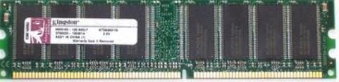 Kingston KTD8300/1G DDR Sdram Memory Module, 1 GB Memory Size, DDR SDRAM Memory Technology, 1 x 1 GB Number of Modules, 400 MHz Memory Speed, DDR400/PC3200 Memory Standard, 184-pin Number of Pins, UPC 740617075847(KTD8300-1G KTD83001G KTD8300 1G)
