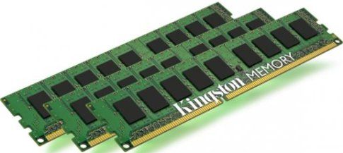 Kingston KTD-PE313EK3/6G DDR3 SDRAM Memory Module, 6 GB - 3 x 2 GB Storage Capacity, DDR3 SDRAM Technology, DIMM 240-pin Form Factor, 1333 MHz -PC3-10600 Memory Speed, ECC Data Integrity Check, Unbuffered RAM Features, 3 x memory - DIMM 240-pin Compatible Slots, UPC 740617171501 (KTDPE313EK36G KTD-PE313EK3-6G KTD PE313EK3 6G)