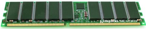 Kingston KTH-D530/1G DDR SDRAM Memory Module, DRAM Type, SDRAM Technology DDR, DIMM 184-pin Form Factor, 400 MHz -PC3200 Memory Speed, CL3 Latency Timings, Non-ECC Data Integrity Check, Unbuffered RAM Features, 128 x 64 Module Configuration, 2.6 V Supply Voltage, Gold Lead Plating (KTH-D530-1G KTHD5301G KTH D530 1G)