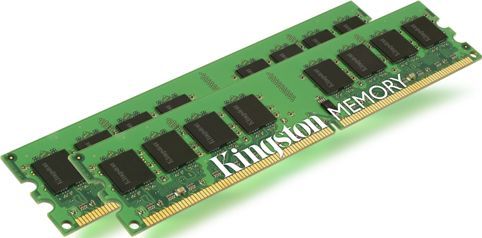 Kingston KTM2726K2/2G DDR2 Sdram Memory Module, 2 GB Memory Size, DDR2 SDRAM Memory Technology, 2 x 1 GB Number of Modules , 667 MHz Memory Speed , Unbuffered Signal Processing, 240-pin Number of Pins, For use with IBM IntelliStation M Pro 9229-xxx, System x3105 4347-xxx, System x3200 4362, 4363-xxx and System x3250 4364, 4365, 4366-xxx, UPC 740617109849 (KTM2726K22G KTM2726K2-2G KTM2726K2 2G)
