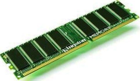 Kingston KTM3304/1G DDR Sdram Memory Module, 1 GB Memory Size, DDR SDRAM Memory Technology, 1 x 1 GB Number of Modules, 266 MHz Memory Speed, DDR266/PC2100 Memory Standard, Non-parity Error Checking, Unbuffered Signal Processing, CL2.5 CAS Latency, 184-pin Number of Pins, UPC 740617068382 (KTM33041G KTM3304-1G KTM3304 1G) 