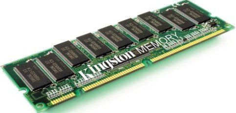 Kingston KTM8854/1G DDR SDRAM Memory Module, 1 GB Storage Capacity, DDR SDRAM Technology, DIMM 184-pin Form Factor, 333 MHz - PC2700 Memory Speed, Non-ECC Data Integrity Check, Unbuffered RAM Features, 1 x memory - DIMM 184-pin Compatible Slots, UPC 740617071214 (KTM88541G KTM8854-1G KTM8854 1G)