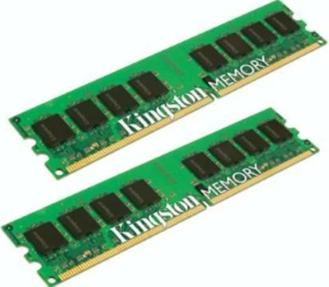 Kingston KTS5277K2/2G DDR2 SDRAM Memory Module, DDR2 SDRAM Technology, DIMM 240-pin Form Factor, 667 MHz - PC2-5300 Memory Speed, CL5 Latency Timings, Non-ECC Data Integrity Check, Unbuffered RAM Features, 1.8 V Supply Voltage, UPC 740617105414 (KTS5277K22G KTS5277K2-2G KTS5277K2 2G)