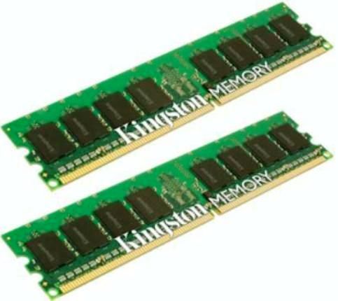 Kingston KTS5287K2/16G DDR2 SDRAM Memory Module, 16 GB Memory Size, 2 x 8 GB Number of Modules, DDR2 SDRAM Technology, DIMM 240-pin Form Factor, 667 MHz - PC2-5300 Memory Speed, ECC Data Integrity Check, Registered RAM Features, 2 x memory - DIMM 240-pin Compatible Slots, Green Compliant, UPC 740617134513 (KTS5287K216G KTS5287K2-16G KTS5287K2 16G)