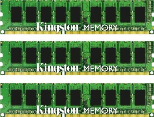 Kingston KTS-SF313ESK3/6G DDR3 Sdram Memory Module, 6 GB Memory Size, DDR3 SDRAM Memory Technology, 3 x 2 GB Number of Modules, 1333 MHz Memory Speed, DDR3-1333/PC3-10600 Memory Standard, ECC Error Checking, Unbuffered Signal Processing, 240-pin Number of Pins, UPC 740617191752 (KTS-SF313ESK3-6G KTSSF313ESK36G KTS SF313ESK3 6G)