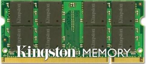Kingston KTT800D2/2G DDR2 Sdram Memory Module, 2 GB Memory Size, DDR2 SDRAM Memory Technology, 1 x 2 GB Number of Modules, 800 MHz Memory Speed, DDR2-800/PC2-6400 Memory Standard, 1 x memory - SO DIMM 200-pin Compatible Slots, UPC 740617135848 (KTT800D2-2G KTT800D22G KTT800D2 2G)