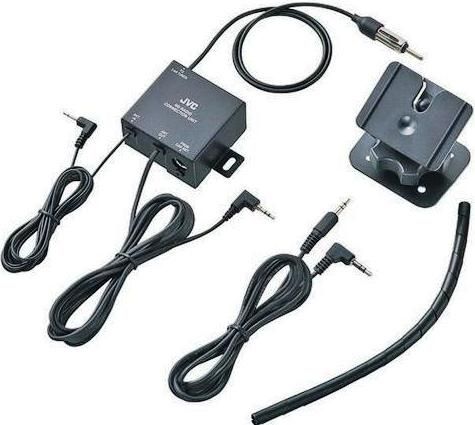 KJVC KV-K1017 Professional Installation Car Kit For use with KT-HDP1 Transportable HD Radio Tuner, 3.5 mm audio output jack, Connects to factory and aftermarket stereos, Kit includes Antenna Junction Box, Audio Cable, Suction Cup Mount and Cable Clip, UPC 046838032769 (KVK1017 KV K1017 KVK-1017 KVK 1017)