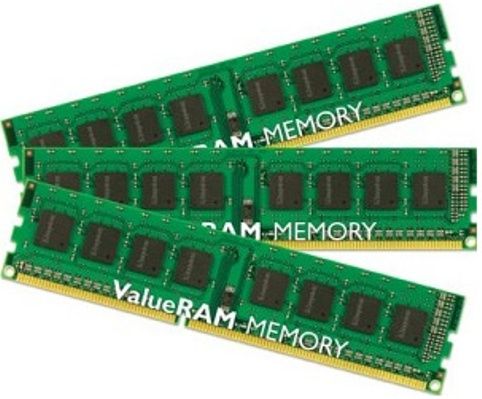 Kingston KVR1066D3Q8R7SK3/24G Valueram DDR3 Sdram Memory Module, 24 GB Memory Size, DDR3 SDRAM Memory Technology, 3 x 8 GB Number of Modules, 1066 MHz Memory Speed, ECC Error Checking, Registered Signal Processing, 240-pin Number of Pins, DIMM Form Factor, UPC 740617163476 (KVR1066D3Q8R7SK324G KVR1066D3Q8R7SK3-24G KVR1066D3Q8R7SK3 24G)