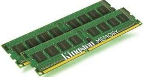 Kingston KVR1333D3D4R9SK2/16GI DDR3 Sdram Memory Module, 16 GB Memory Size, DDR3 SDRAM Memory Technology, 2 x 8 GB Number of Modules, 1333 MHz Memory Speed, DDR3-1333/PC3-10600 Memory Standard, ECC Error Checking, Registered Signal Processing, 240-pin Number of Pins, DIMM Form Factor, Green Compliant, UPC 740617164626 (KVR1333D3D4R9SK216GI KVR1333D3D4R9SK2-16GI KVR1333D3D4R9SK2 16GI)