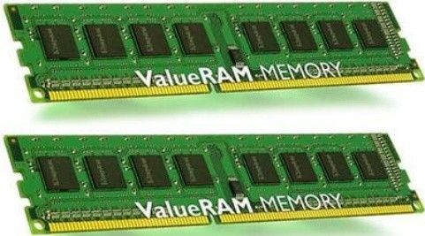 Kingston KVR1333D3E9SK2/4G Valueram DDR3 Sdram Memory Module, 4 GB Memory Size, DDR3 SDRAM Memory Technology, 2 x 2 GB Number of Modules, 1333 MHz Memory Speed, DDR3-1333/PC3-10667 Memory Standard, ECC Error Checking, DIMM Form Factor, UPC 740617150360 (KVR1333D3E9SK24G KVR1333D3E9SK2-4G KVR1333D3E9SK2 4G)