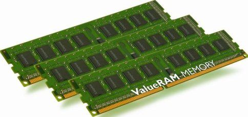 Kingston KVR1333D3E9SK3/3GI DDR3 SDRAM Memory RAM, 3 GB - 3 x 1 GB Storage Capacity, DDR3 SDRAM Technology, DIMM 240-pin Form Factor, 1.18