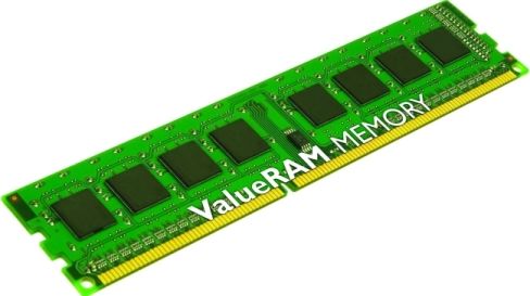 Kingston KVR1333D3LD8R9S/4GEC Valueram DDR3 Sdram Memory Module, 4 GB Memory Size, DDR3 SDRAM Memory Technology, 1 x 4 GB Number of Modules, 1333 MHz Memory Speed, ECC Error Checking, Registered Signal Processing, 240-pin Number of Pins, DIMM Form Factor, UPC 740617187717 (KVR1333D3LD8R9S4GEC KVR1333D3LD8R9S-4GEC KVR1333D3LD8R9S 4GEC)