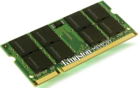 Kingston KVR333X64SC25/1G ValueRAM Memory, DRAM Type, 1 GB Storage Capacity, DDR SDRAM Technology, SO DIMM 200-pin Form Factor, 333 MHz - PC2700 Memory Speed, CL2.5 Latency Timings, Non-ECC Data Integrity Check, Unbuffered RAM Features, 128 x 64 Module Configuration, 2.5 V Supply Voltage, Gold Lead Plating, 1 x memory - SO DIMM 200-pin Compatible Slots (KVR333X64SC251G KVR333X64SC25-1G KVR333X64SC25 1G KVR333X64SC25)