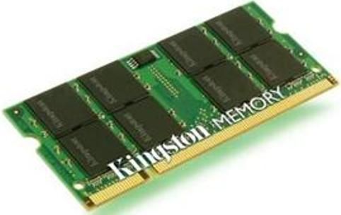 Kingston KVR400D2S3/1G DDR2 SDRAM Memory Module, 1 GB Storage Capacity, DDR2 SDRAM Technology, SO DIMM 200-pin Form Factor, 400 MHz - PC2-3200 Memory Speed, CL3 Latency Timings, Non-ECC Data Integrity Check, Unbuffered RAM Features, 128 x 64 Module Configuration, 64 x 8 Chips Organization, 1.8 V Supply Voltage, Gold Lead Plating, UPC 740617080636 (KVR400D2S31G KVR400D2S3-1G KVR400D2S3 1G)