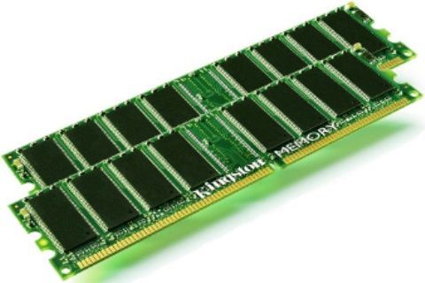 Kingston KVR400D2S8R3K2/2G Valueram DDR2 Sdram Memory Module, 2 GB Memory Size, DDR2 SDRAM Memory Technology, 2 x 1 GB Number of Modules, 400 MHz Memory Speed, DDR2-400/PC2-3200 Memory Standard, ECC Error Checking, Registered Signal Processing, Gold Plated Plating, CL3 CAS Latency, 240-pin Number of Pins, UPC 740617086218 (KVR400D2S8R3K2-2G KVR400D2S8R3K22G KVR400D2S8R3K2 2G)