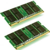 Kingston KVR533D2S4K2/2G DDR2 SDRAM Memory Module, 2 GB - 2 x 1 GB Storage Capacity, DDR2 SDRAM Technology, SO DIMM 200-pin Form Factor, 533 MHz - PC2-4200 Memory Speed, CL4 Latency Timings, Non-ECC Data Integrity Check, Unbuffered RAM Features, 128 x 64 Module Configuration, UPC 740617134728 (KVR533D2S4K22G KVR533D2S4K2-2G KVR533D2S4K2 2G) 