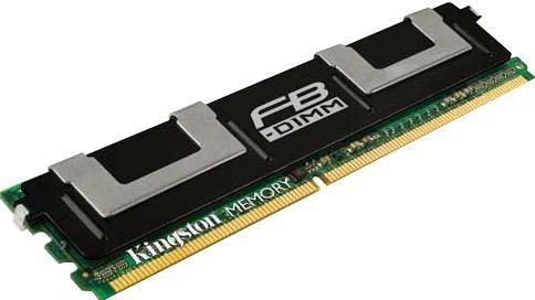 Kingston KVR667D2D4F5/4GI Valueram DDR2 Sdram Memory Module, 4 GB Memory Size, DDR2 SDRAM Memory Technology, 1 x 4 GB Number of Modules, 667 MHz Memory Speed, ECC Error Checking, Fully Buffered Signal Processing, 1 x memory - FB-DIMM 240-pin Compatible Slots, UPC 740617109863 (KVR667D2D4F54GI KVR667D2D4F5-4GI KVR667D2D4F5 4GI)