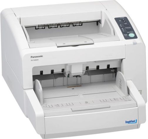 Panasonic KV-S4065CL Low Volume Production Document Scanner, 65 ppm/130 ipm (Color, 200 dpi, LTR, Portrait) Sacnner Speed, Scanning Size 8.9 in. x 100 in. (227 mm x 2540 mm), Optical Resolution 100 - 600 dpi (1 dpi step), 30000 Page Daily Duty Cycle, 300 Page ADF Capacity, Contact-type Color Image Sensor, UPC 092281877075 (KVS4065CL KV S4065CL KVS-4065CL) 