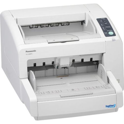 Panasonic KV-S4085CW High Volume Production Document Scanner, 100 ppm/200 ipm (Color, 200 dpi, LTR, Portrait) Sacnner Speed, Scanning Size 11.9 in. x 100 in. (302 mm x 2,540 mm), Optical Resolution 100 - 600 dpi (1 dpi step), 50000 Page Daily Duty Cycle, 300 Page ADF Capacity, Contact-type Color Image Sensor, UPC 092281877044 (KVS4085CW KV S4085CW KVS-4085CW) 