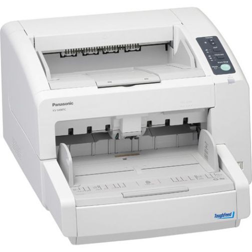 Panasonic KV-S4085CW Smart Color High Volume Document Scanner, 100 ppm/200 ipm (Color, 200 dpi, LTR, Landscape), 50000 Page Daily Duty Cycle, 300 Page ADF Capacity, Optical Resolution 100 - 600 dpi (1 dpi Step), Automatic Ultrasonic Double-Feed Detection, Document Weight 5 - 56 lb., Long Paper Mode Up to 100