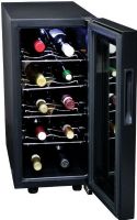 Koolatron KWT10BN Wine Cooler, 10 Bottle Wine Cooler Product Type, 120 Voltage, 70 watts, 60 Hz Frequency, 10 Capacity, Freestanding Wine Cooler Style, Thermoelectric Cooling Technology, Push Button Temperature Control Type, 4 Number of Wine Racks, Metal Rack Construction, 45-65° F Temperature Range, Adjustable Temperature Control, Advanced Heat Dissipation System, Quiet, Energy-Efficient Operation, UPC 059586612107 (KWT10BN KWT-10BN KWT 10BN)  