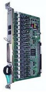 Panasonic KX-TDA0175 16-Port Single Line Extension Card; Compatible with KX-TDA100, KX-TDA200, KX-TDA600, KX-TDE100, KX-TDE 200, KX-TDE600 Panasonic Phone Systems; 16 ports per card for Single Line Devices such as Single Line Phones, Fax Machines, Postal Meter, Credit Card Terminals; This card will allow you to light a message waiting indicator on a single line telephone; It is most commonly used for a Panasonic Hotel/ Motel System; UPC 037988850327 (KXTDA0175 KX-TDA0175) 