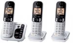 Panasonic KX-TGC223S 3 handset cordless phone with Digital Answering System Call - Refurbished, DECT 6.0 Technology (1.9GHz), Interference-Free & Wide Range, 30% more Battery life, Expandable Up To 6 Handsets, 17 Minute Digital Answering System, Remote Message Check, Toll Saver (Rings Adjust When You Have Messages), Bilingual Voice Menu (English / Spanish), Intelligent Eco-Mode, Hearing Aid Compatible, Silent Mode, Handset Speakerphone, Amber Backlit LCD Display (KXTGC223S KX-TGC223S) 