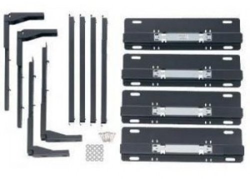 Panasonic KX-TDA6201 Hybrid IP Mounting Kit; Contains 4 x Wall Mounting Plates; 4 x Feet, and Screws; Compatible with KX-TDE600 and KX-TDA600 Panasonic Phone Systems; For securing the KX-TDA600, KX-TDE600 and KX-TDA620 to a wall; Recommended for 2, 3, 4 Shelf systems.; UPC 037988851850. (KXTDA6201 KX-TDA6201)