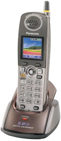 Panasonic KX-TGA552M Expandable Digital Cordless Handset, 5.8 GHz, 1.6 inches Full-Color - 65k Color Backlit LCD, 1 Line, for use with Panasonic base units including KX-TG5500 series, Call waiting, talking caller ID, Caller IQ Plus compatible, 1.6-inch full-color LCD on handset (KXTGA552M KX TGA552M KX-TGA552 KXTGA552 KX TGA552) 