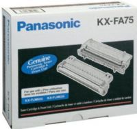 Panasonic KX-FA75 Laser Toner Cartridge, For use with KX-FLM600, KX-FLM650 Panafax, Laser Print Technology, Black Print Color, 6000 Page Print Yield, New Genuine Original OEM Panasonic (KX-FA75 KX FA75 KXFA75) 