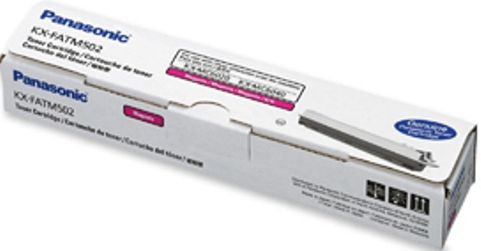 Panasonic KX-FATM502 Toner cartridge, Laser Print Technology, Magenta Print Color, 2000 Pages Duty Cycle, 5% Print Coverage, For use with KX-MC6020 and KX-MC6040 Panasonic Printers (KXFATM502 KX-FATM502 KX FATM502)