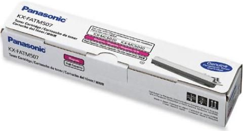 Panasonic KX-FATM507 Toner Cartridge, Laser Print Technology, Magenta Print Color, 4000 Pages Duty Cycle, 5% Print Coverage, For use with KX-MC6020, KX-MC6040 and KX-MC6260 Panasonic Printers (KX-FATM507 KX FATM507 KXFATM507)