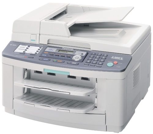 Panasonic KX-FLB811 Refurbished All-in-One Flatbed Laser Fax with Document Sorter, 2-Line, 16-character LCD Display, Print Resolution 600 dpi, High Speed (pages per minute) up to 18, Multi-Copy up to 99, Reduction Copy to 50%, 5% steps, Enlargement Copy to 200%, 5% steps, Modem Speed up to 33.6 Kbps, Automatic Document Feeder up to 40 sheets (KXFLB811 KX FLB811 KXFLB-811)